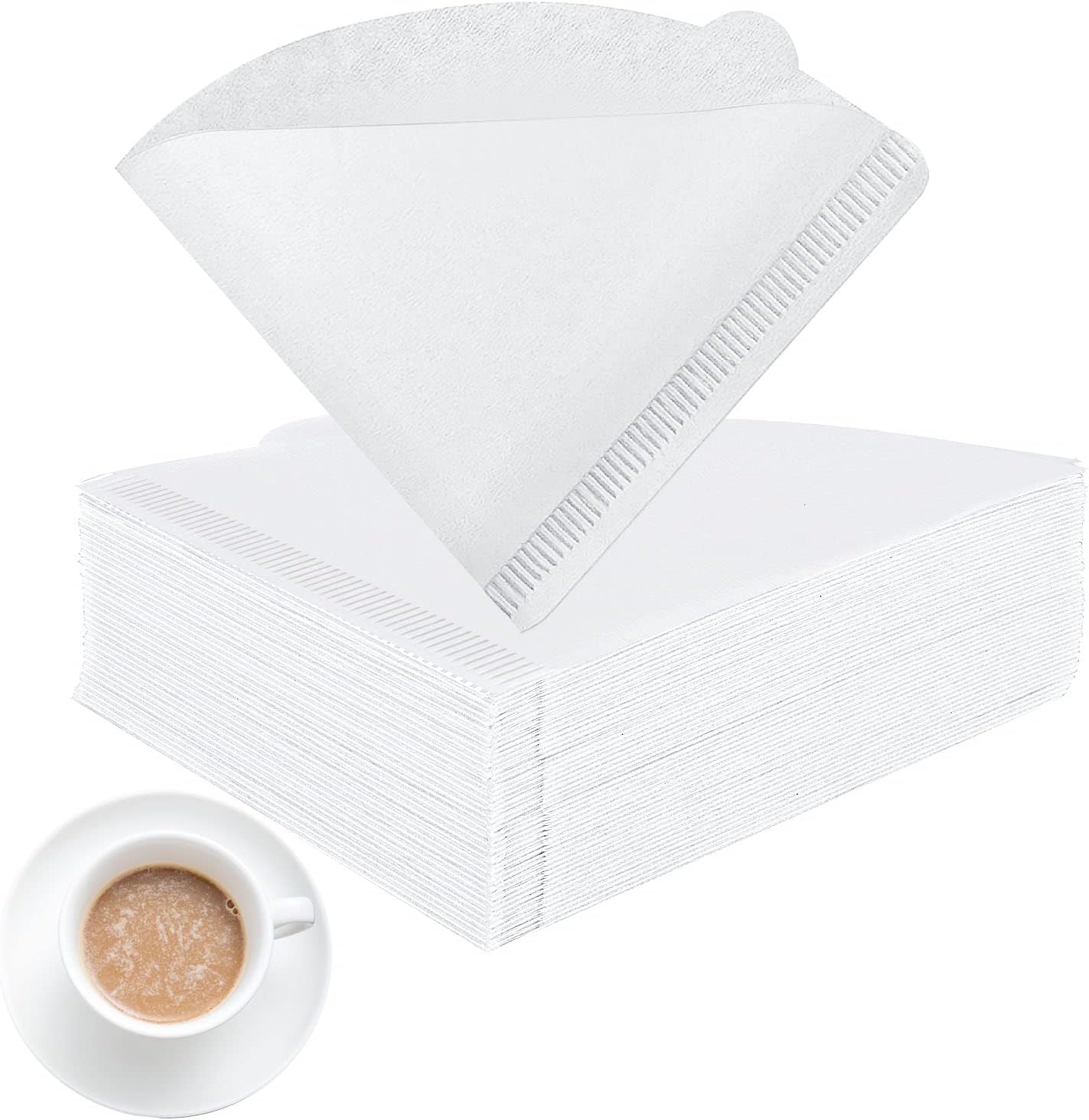 Paper Coffee Filters | Fits V60 & Drip Brewers 100 Pcs