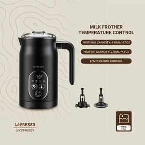 Jadeite Coffee چاديت كوفى - Four Froth Milk Frother Lepresso - Black - Jadeite Coffee چاديت كوفى