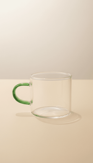 Jadeite Coffee چاديت كوفى - Glass Coffee Cup|Espresso Cup with Handle colors - Jadeite Coffee چاديت كوفى