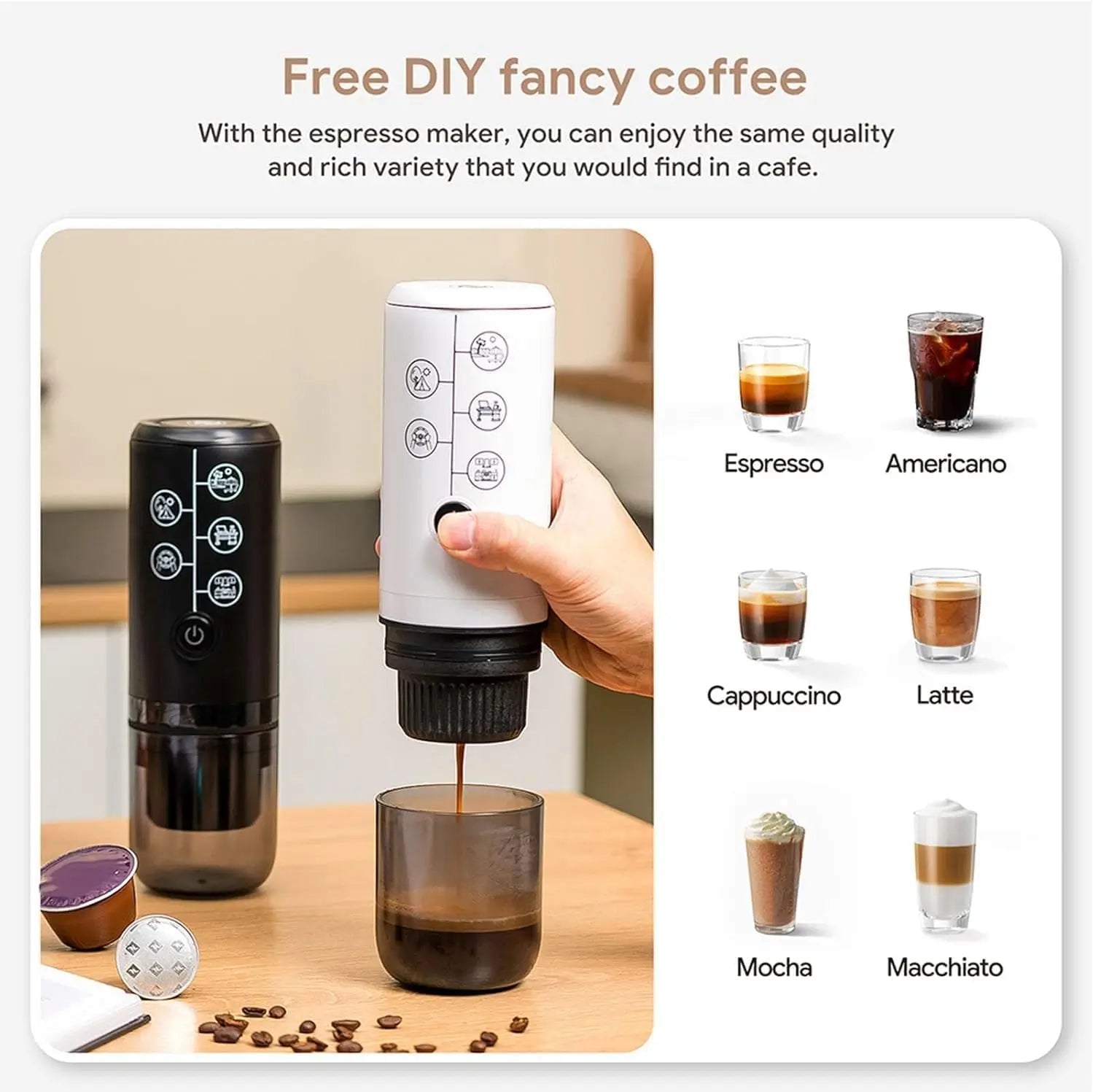 Travel Espresso Maker - Jadeite Coffee چاديت كوفى