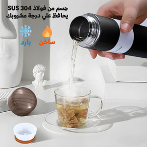 Jadeite Coffee چاديت كوفى - Vacuum Insulated Bottle 250ml – Portable Stainless Steel Thermos - Jadeite Coffee چاديت كوفى