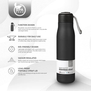 Jadeite Coffee چاديت كوفى - Vacuum Insulated Stainless Steel Sport Bottle – 500ml - Jadeite Coffee چاديت كوفى