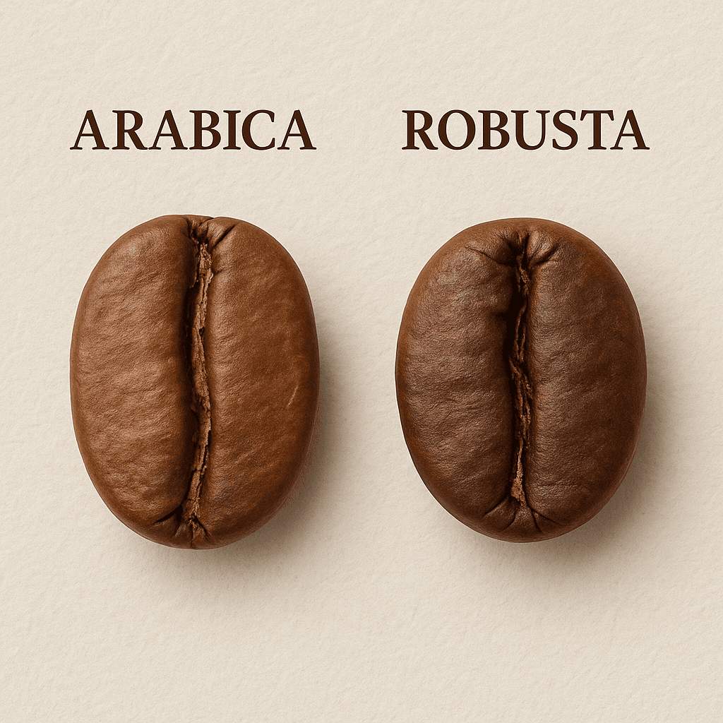 Difference and Comparison Between Arabica and Robusta Coffee Beans