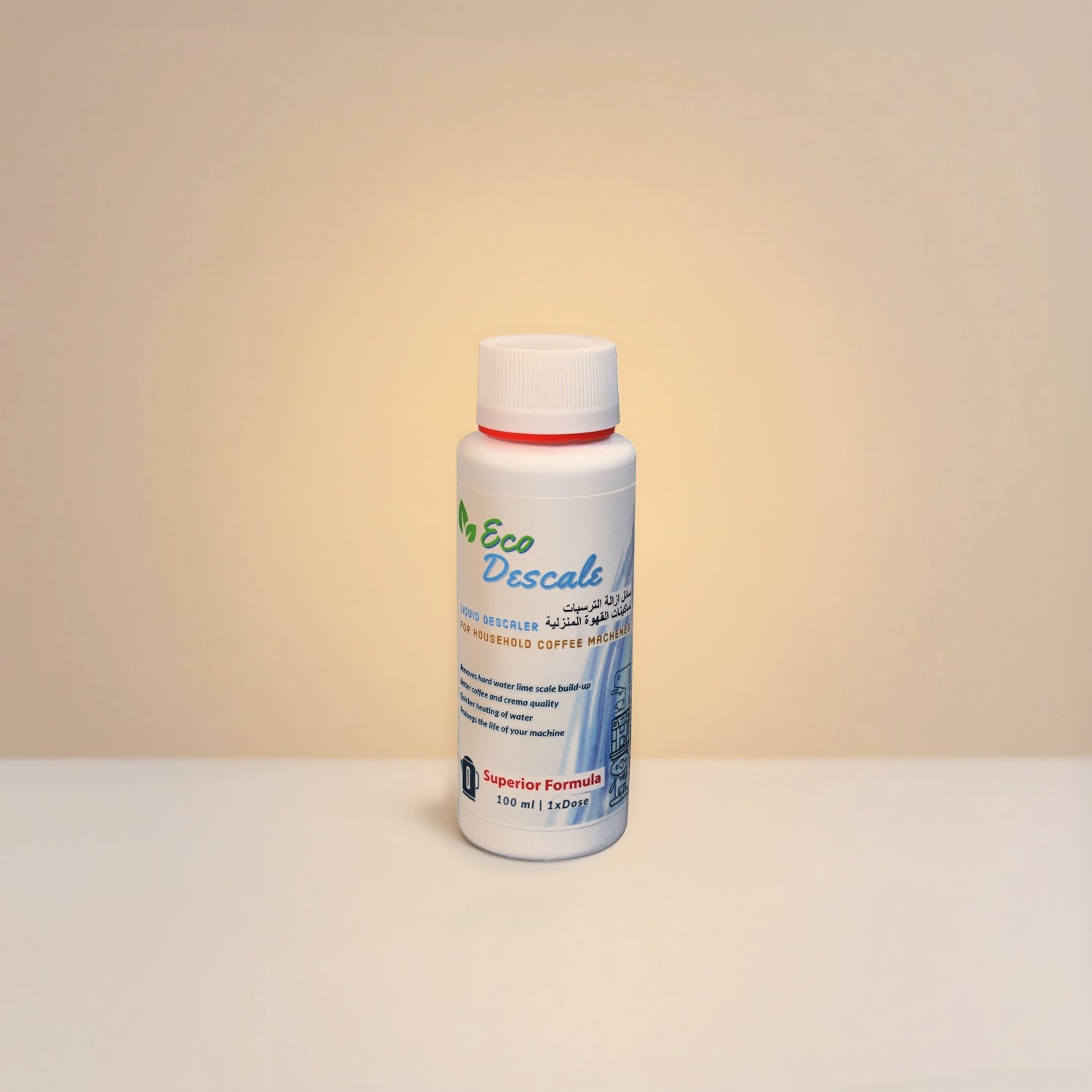 Jadeite Coffee چاديت كوفى - Eco Descale Liquid Descaler 100ml | For Household Coffee Machines - Jadeite Coffee چاديت كوفى