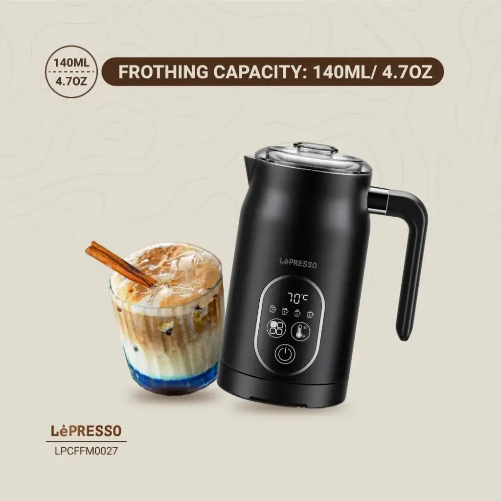 Jadeite Coffee چاديت كوفى - Four Froth Milk Frother Lepresso - Black - Jadeite Coffee چاديت كوفى