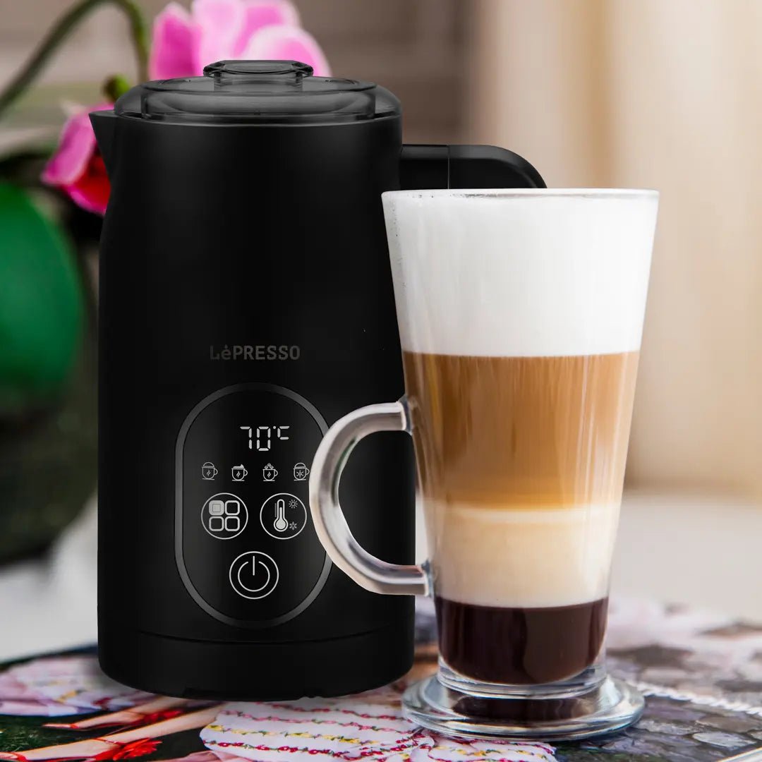 Jadeite Coffee چاديت كوفى - Four Froth Milk Frother Lepresso - Black - Jadeite Coffee چاديت كوفى