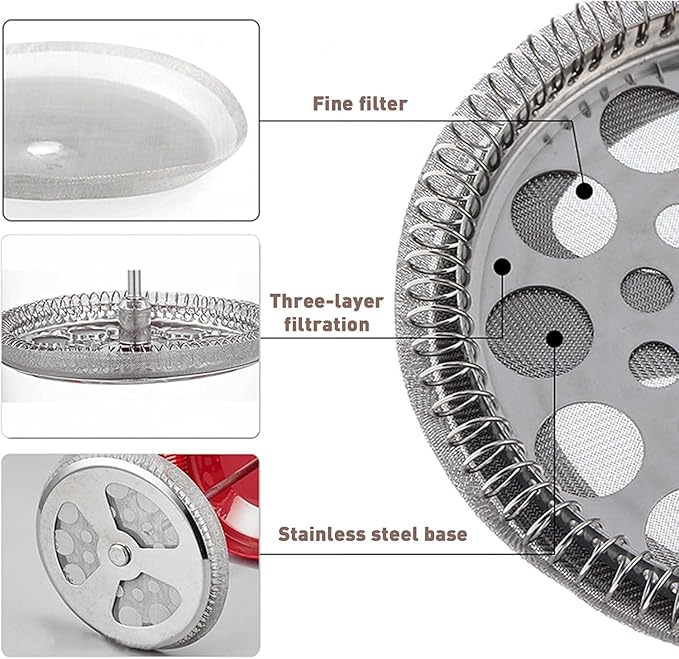 Jadeite Coffee چاديت كوفى - French Press 350ml Pyrex with Non - Slip Base - Jadeite Coffee چاديت كوفى