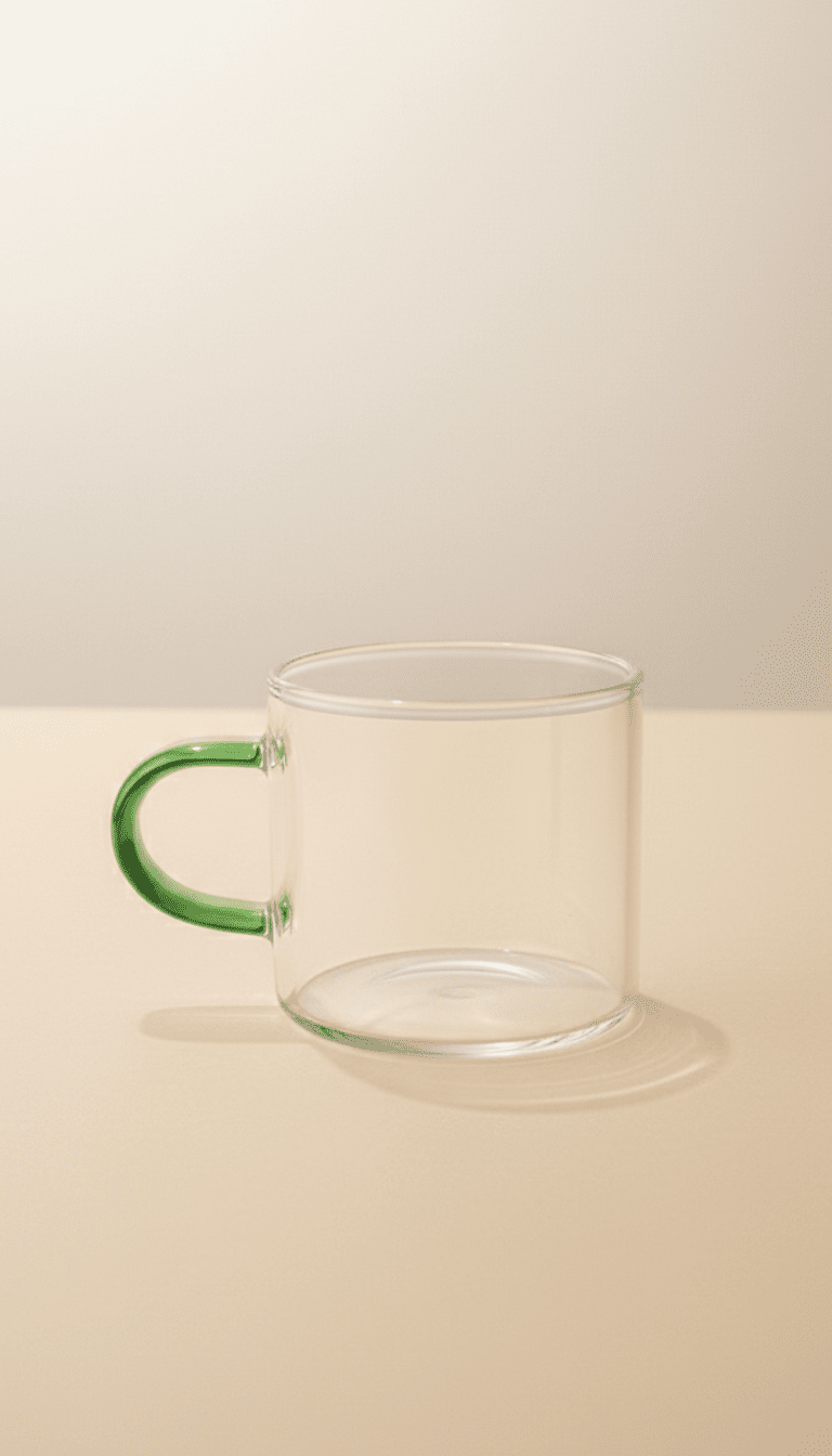 Jadeite Coffee چاديت كوفى - Glass Coffee Cup|Espresso Cup with Handle colors - Jadeite Coffee چاديت كوفى