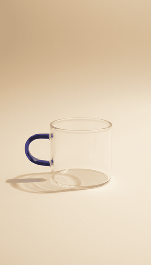 Jadeite Coffee چاديت كوفى - Glass Coffee Cup|Espresso Cup with Handle colors - Jadeite Coffee چاديت كوفى