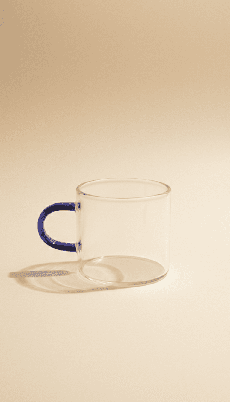 Jadeite Coffee چاديت كوفى - Glass Coffee Cup|Espresso Cup with Handle colors - Jadeite Coffee چاديت كوفى
