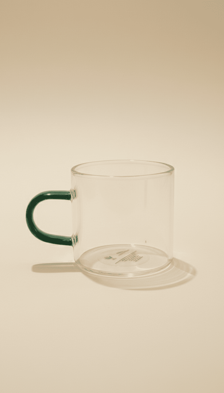 Jadeite Coffee چاديت كوفى - Glass Coffee Cup|Espresso Cup with Handle colors - Jadeite Coffee چاديت كوفى