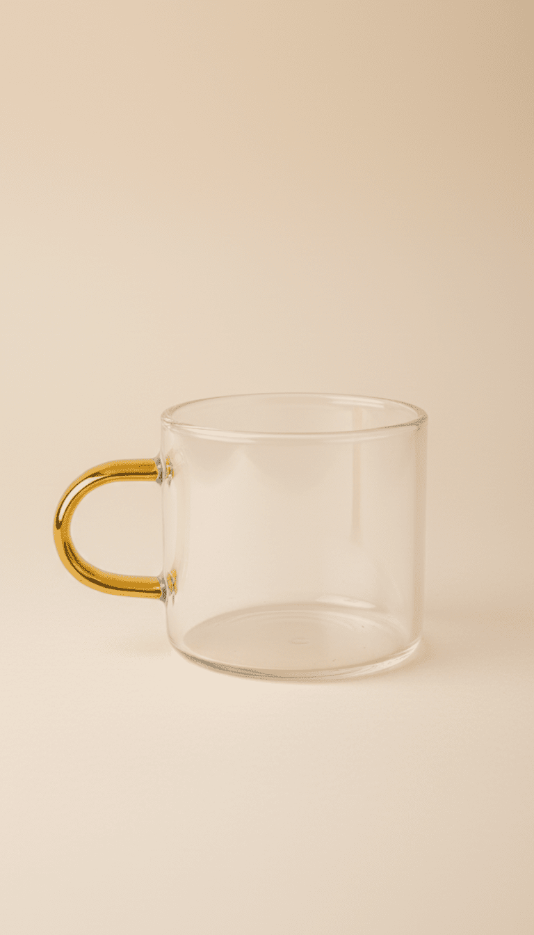 Jadeite Coffee چاديت كوفى - Glass Coffee Cup|Espresso Cup with Handle colors - Jadeite Coffee چاديت كوفى