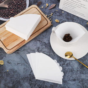 Jadeite Coffee چاديت كوفى - Paper Coffee Filters | Fits V60 & Drip Brewers 100 Pcs - Jadeite Coffee چاديت كوفى