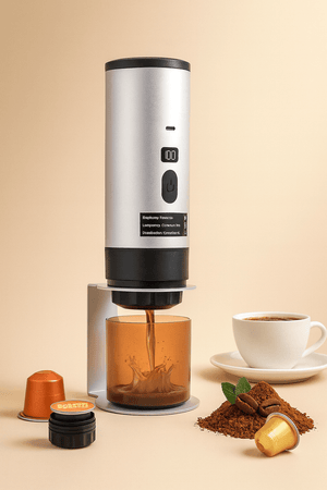 Jadeite Coffee چاديت كوفى - Portable Espresso Machine – Wireless and Self - Heating - Jadeite Coffee چاديت كوفى