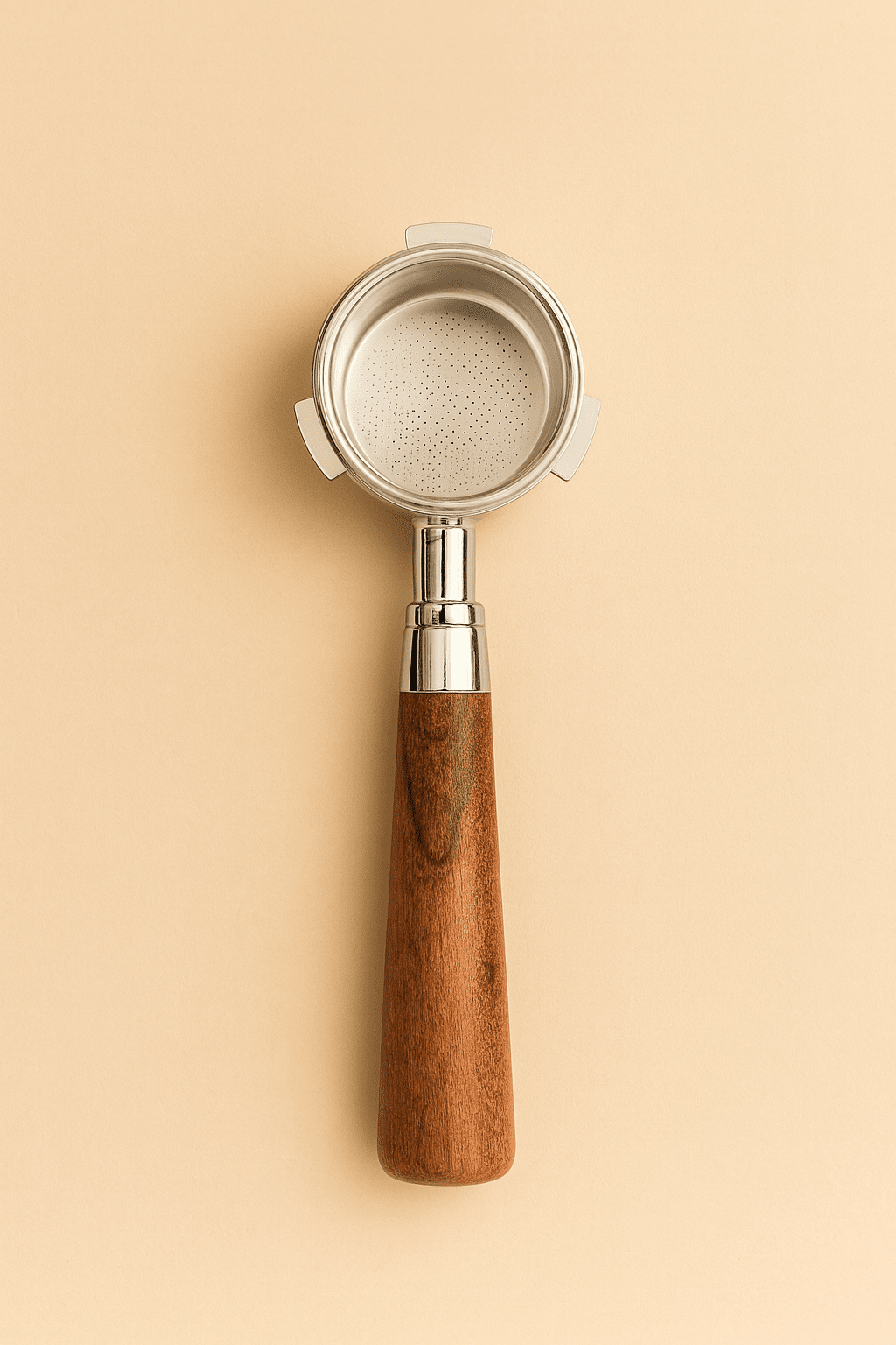 Jadeite Coffee چاديت كوفى - Portafilter 51mm Bottomless with natural wood handle - Jadeite Coffee چاديت كوفى