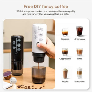 Travel Espresso Maker - Jadeite Coffee چاديت كوفى