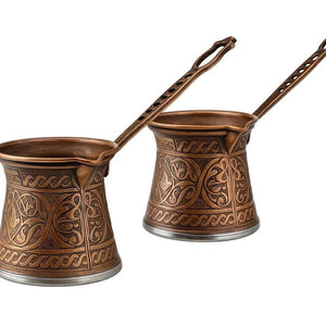 Jadeite Coffee چاديت كوفى - Turkish Coffee Pot Copper Turkish Othmany - Jadeite Coffee چاديت كوفى