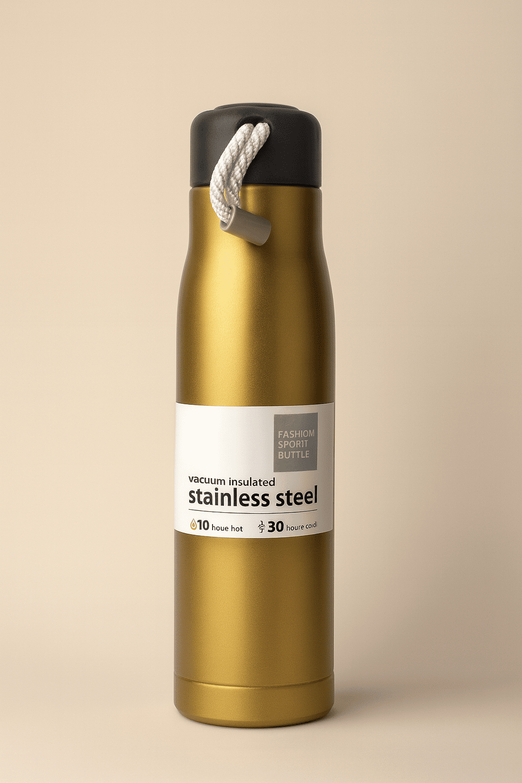 Jadeite Coffee چاديت كوفى - Vacuum Insulated Stainless Steel Sport Bottle – 500ml - Jadeite Coffee چاديت كوفى